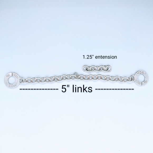 Tiffany & Co. 1837 Interlocking Circles Chain Link Bracelet. - Picture 5 of 7